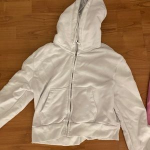 White brandy Melville hoodie